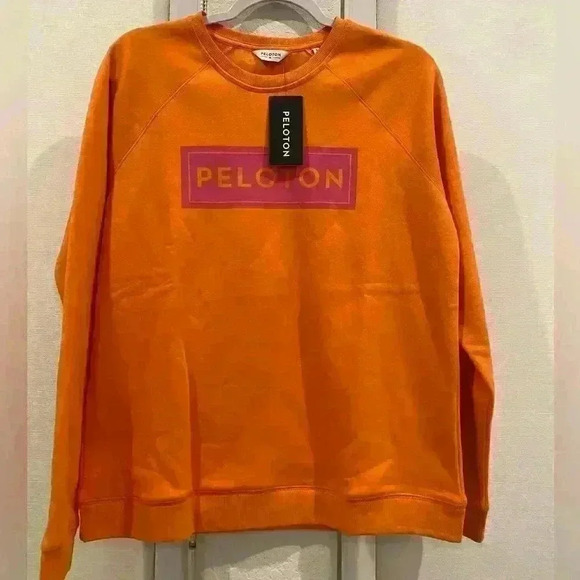 NWT Peloton Block Classic Crewneck Sweatshirt Sz M - Picture 3 of 6